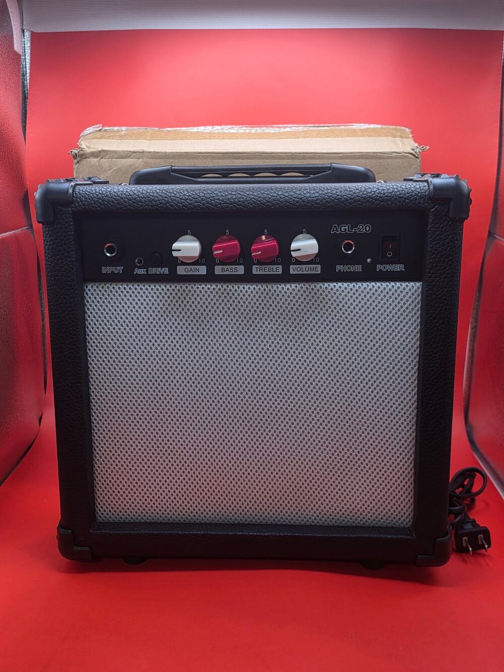 AGL-20 Electric Guitar Practice Amplifier AUX Headphone Drive Black
